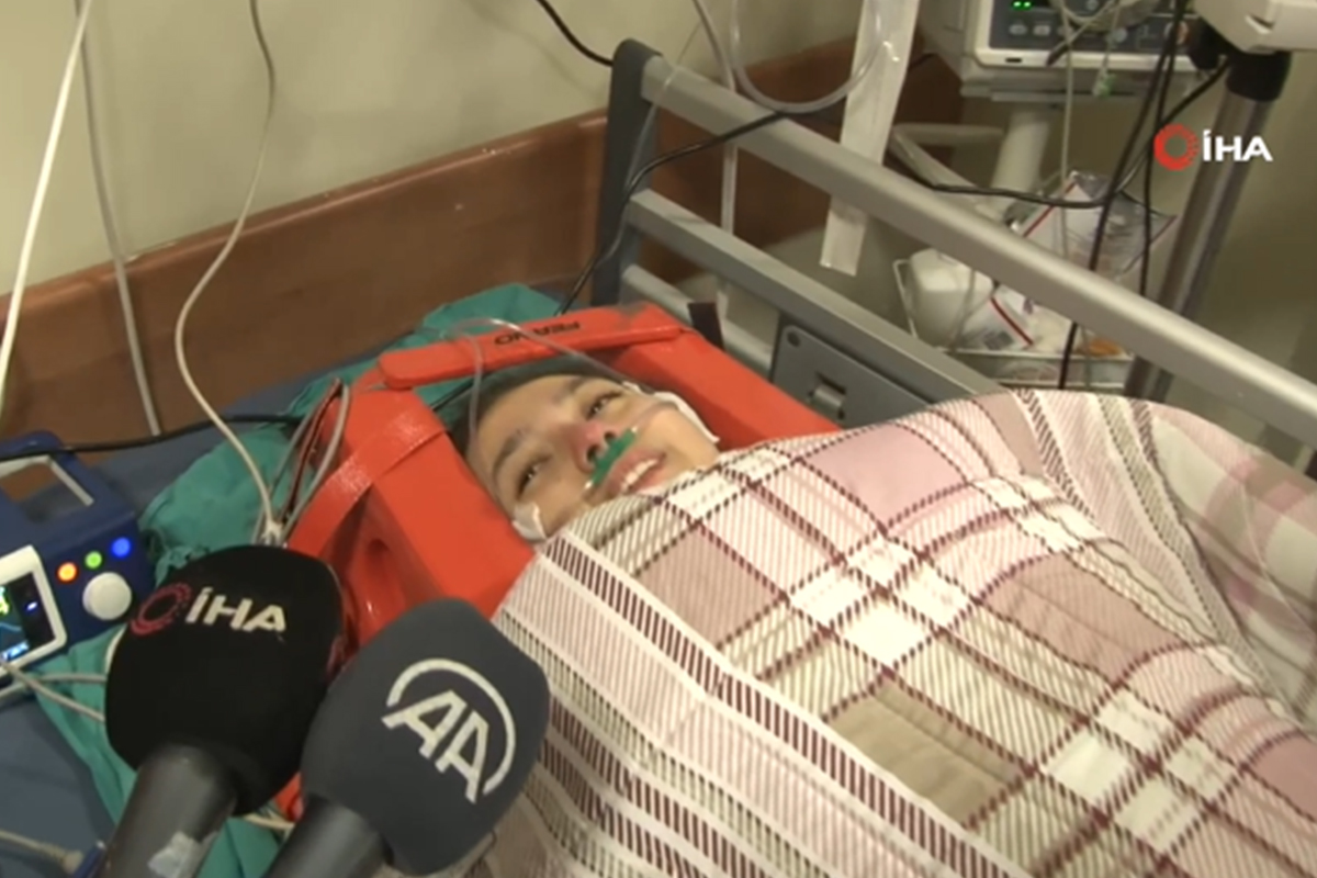 248. saatte kurtarılan Aleyna Ölmez'den ilk sözler: 'İyiyim'