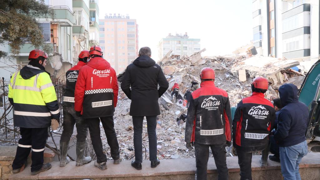 Gürsu Belediye Başkanı Işık Kahramanmaraş'ta 