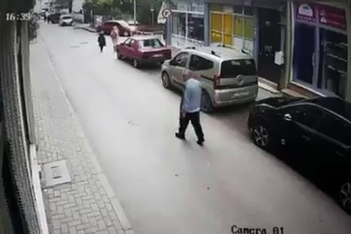 Kestel'de Anne kızın ölümle burun buruna geldiği anlar kamerada