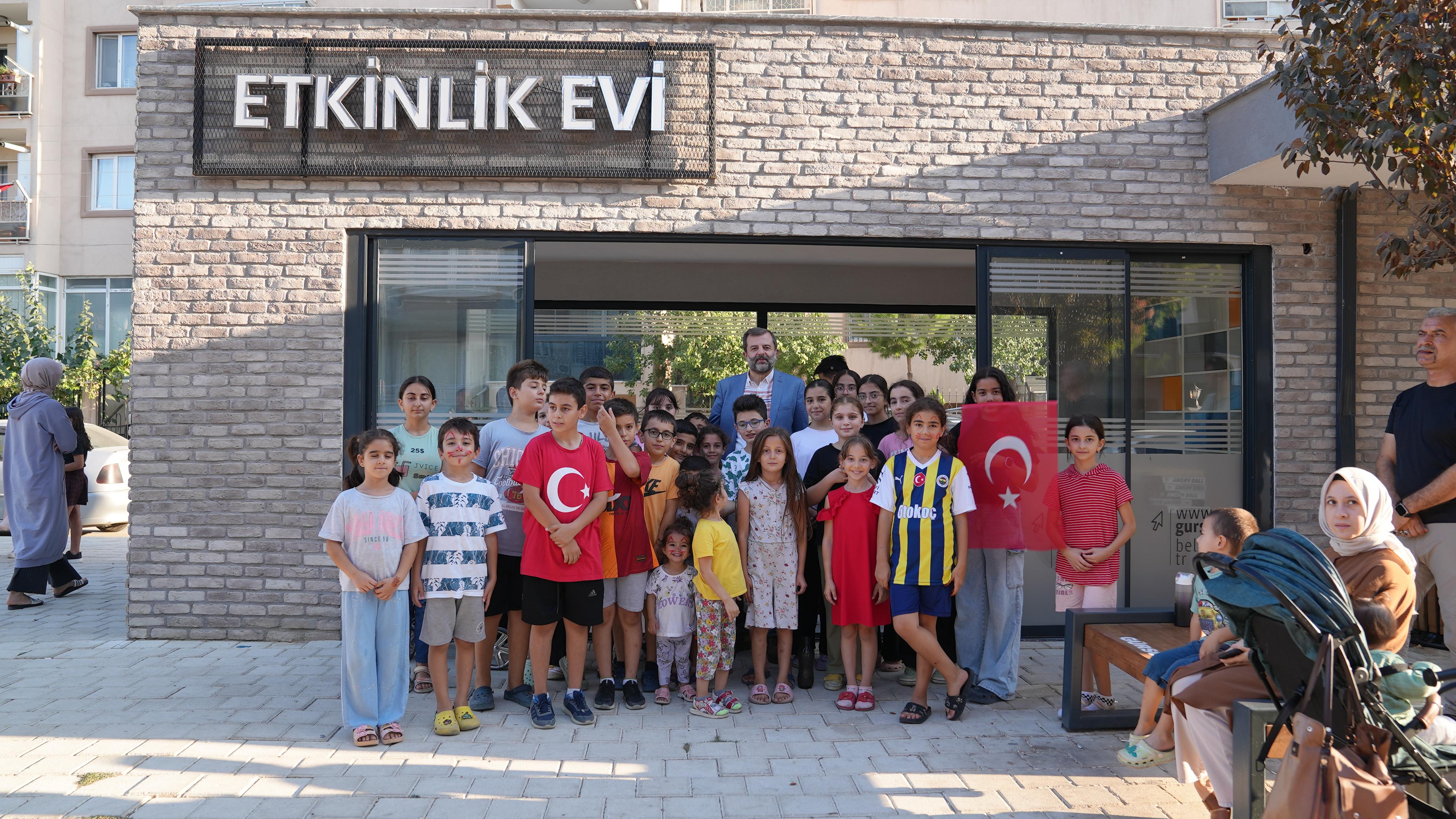 Gürsu’nun Çocukları Etkinlik Evi’ne Akın Ediyor